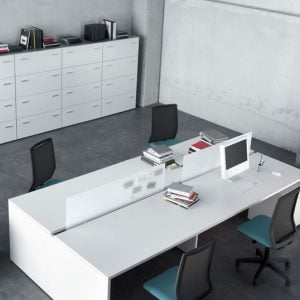 Escritorios modulares de melamina