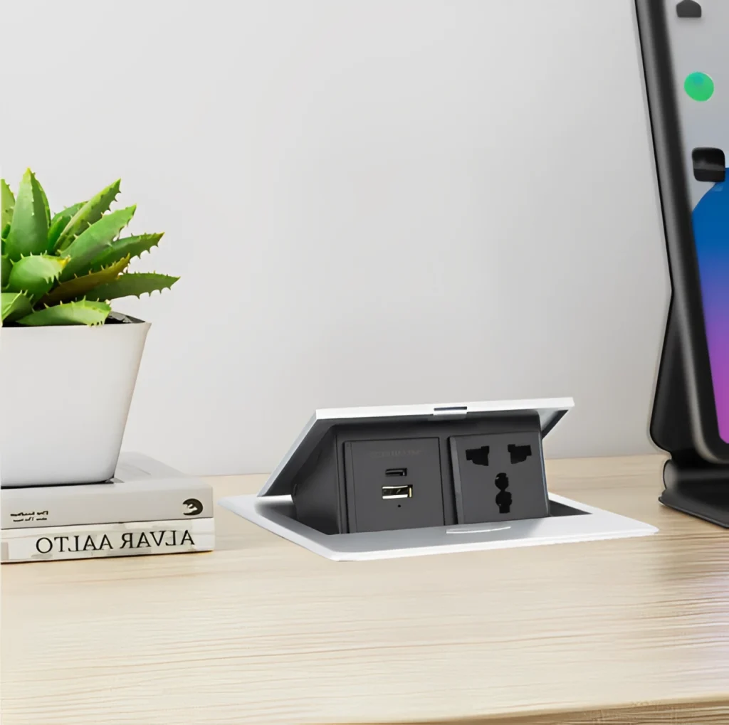 caja de tomas para escritorio