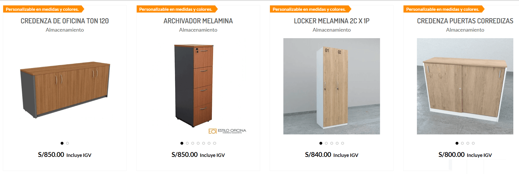 armarios para oficina, archivadores corporativos Lima.